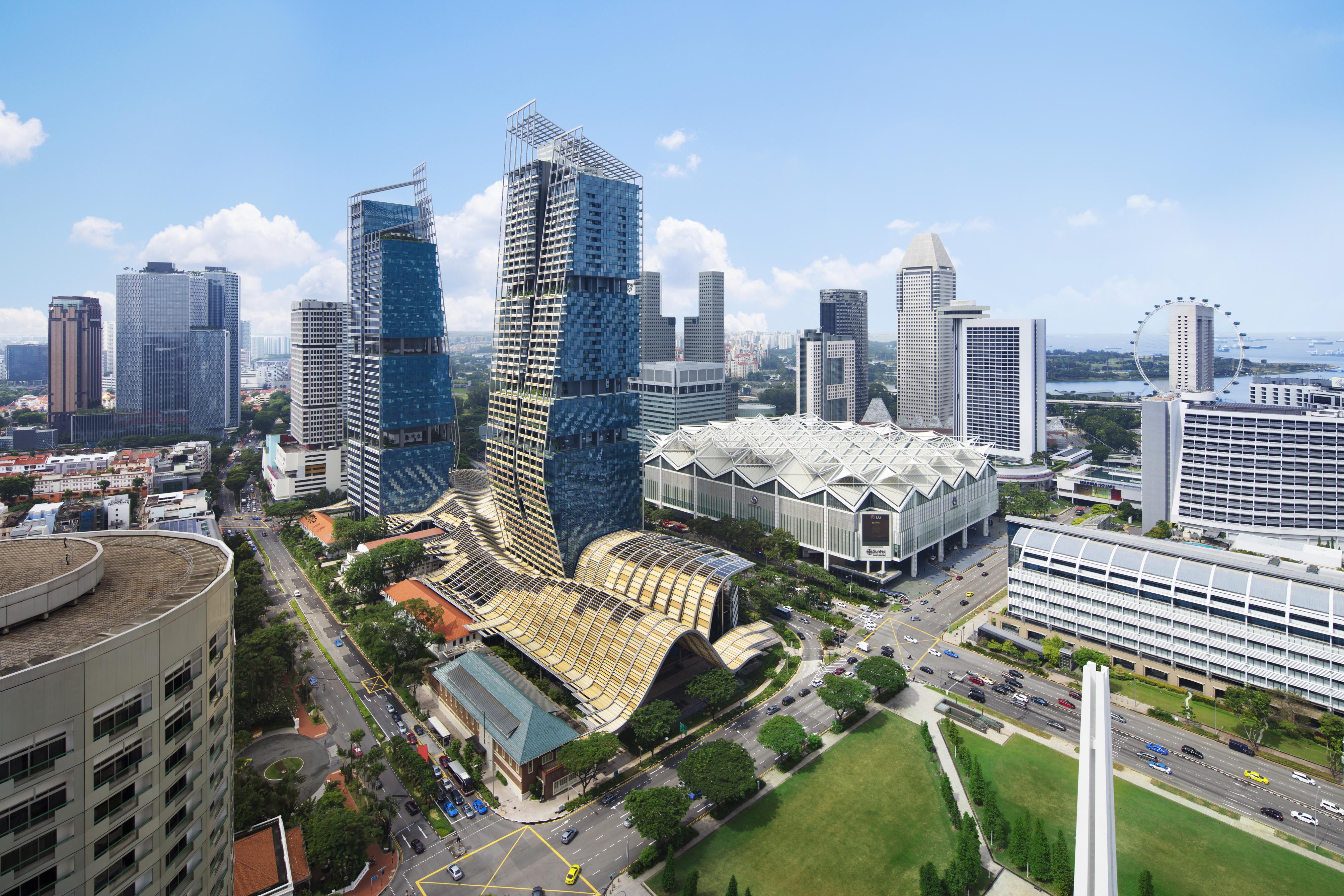 Jw Marriott Hotel Singapore South Beach Exteriör bild